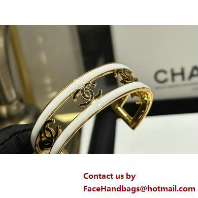 chanel Metal Gold, White  &  Black CUFF ABC985 2024